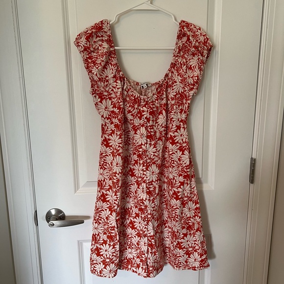 Linen Blend Madewell Mini Dress - Picture 3 of 7